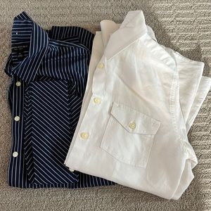 2 like new Banana Republic button downs. See description